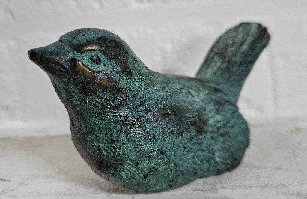 Bronzen Mus / brons, Dierenbeeld, Nieuw, Info@huisentuindecoratiemarie.nl, Huis en tuin decoratie marie
