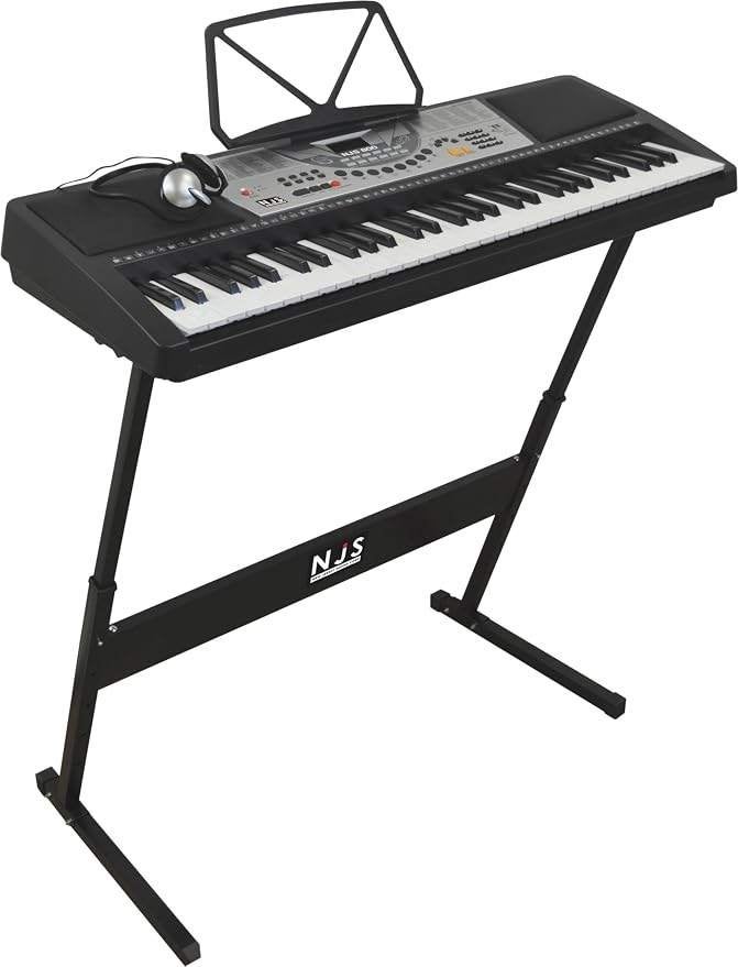 Keyboard NJS800 met statief, Muziek en Instrumenten, Overige merken, 61 toetsen, Njs, Ophalen of Verzenden