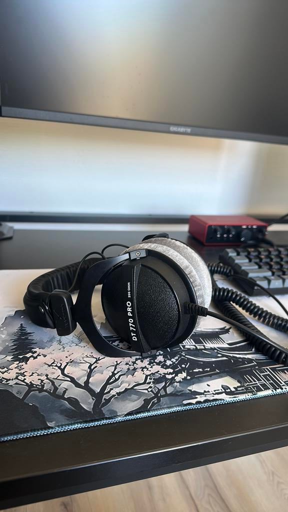 Beyerdynamic dt770 pro 250 ohm zgan, Ophalen, Zo goed als nieuw