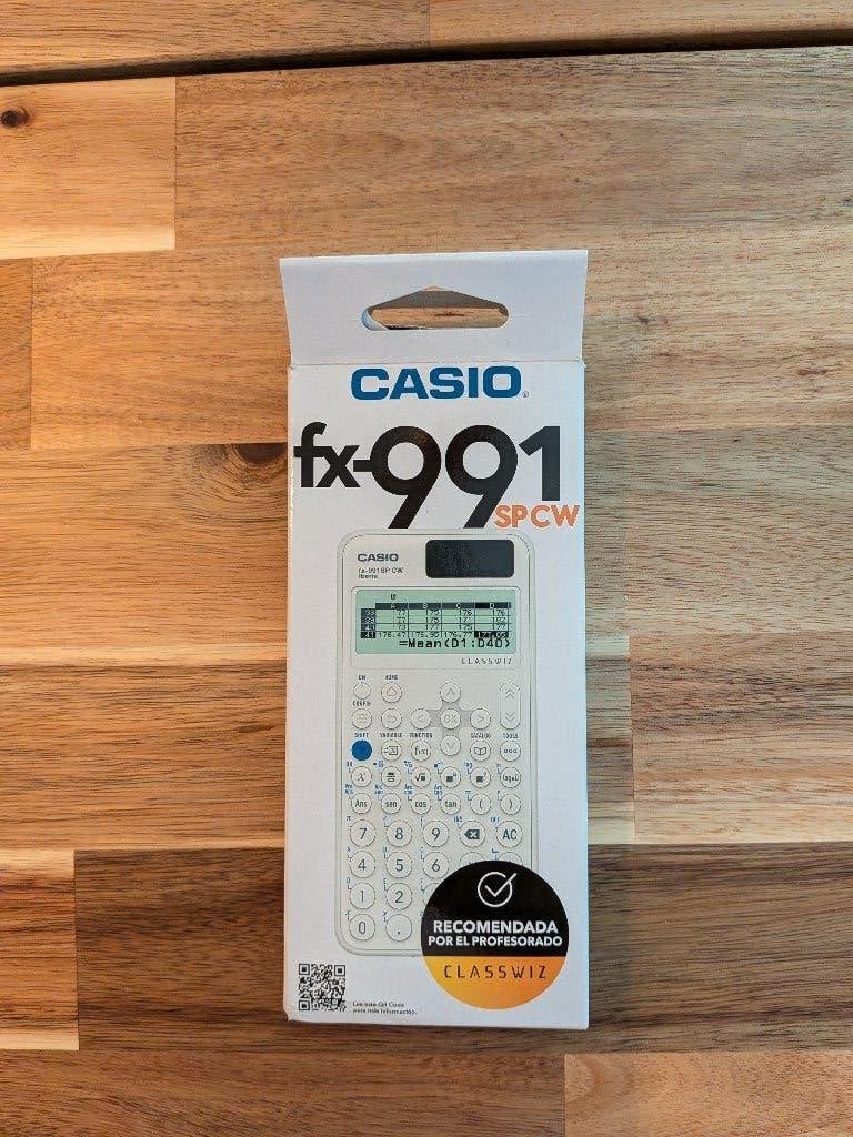 Casio fx-991SP CW, zo goed als nieuw, met doos, Ophalen of Verzenden, Zo goed als nieuw