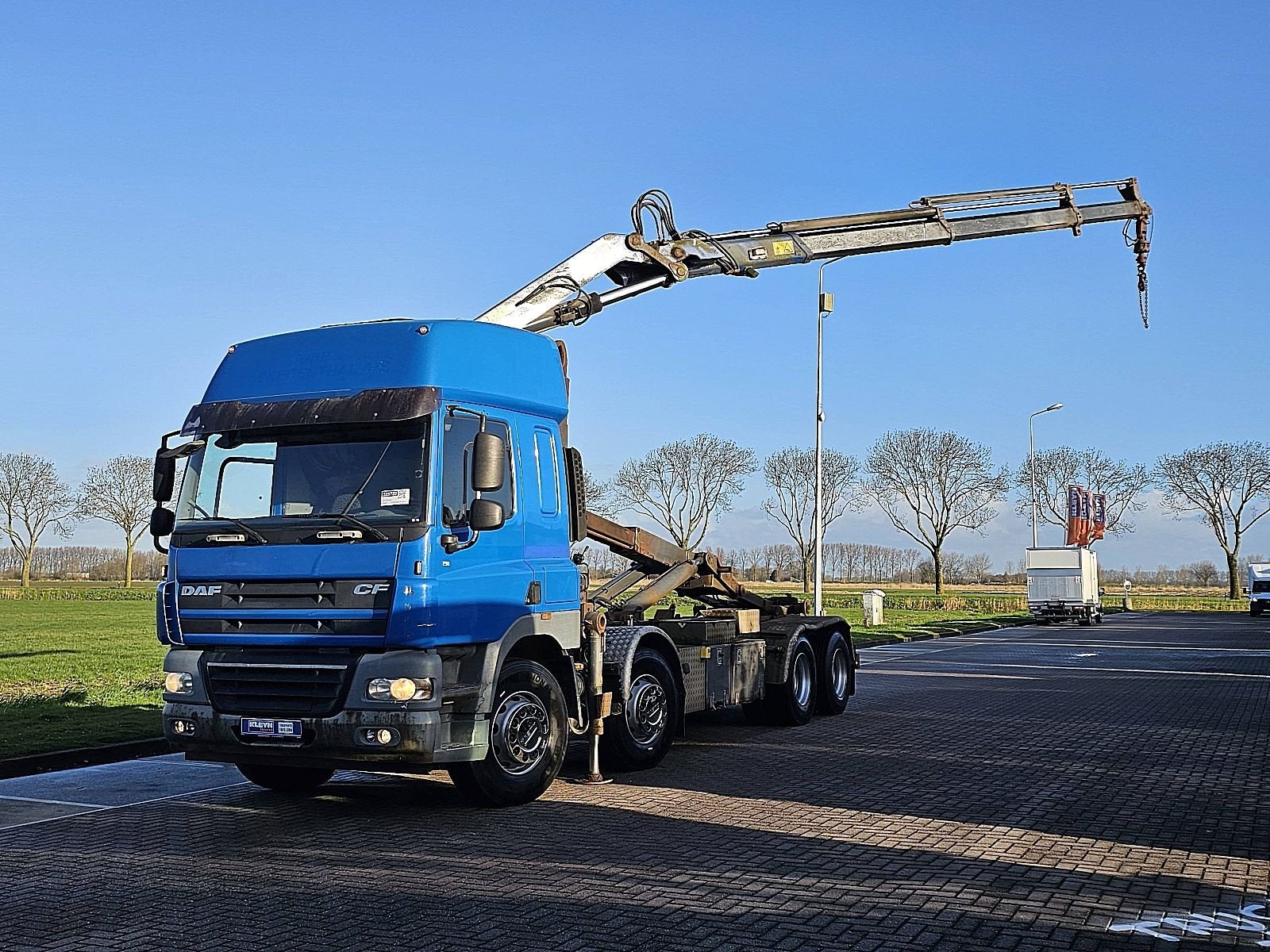 DAF CF 85.460 8x2 manual copma, Auto's, 462 pk, Blauw, Bedrijf, DAF