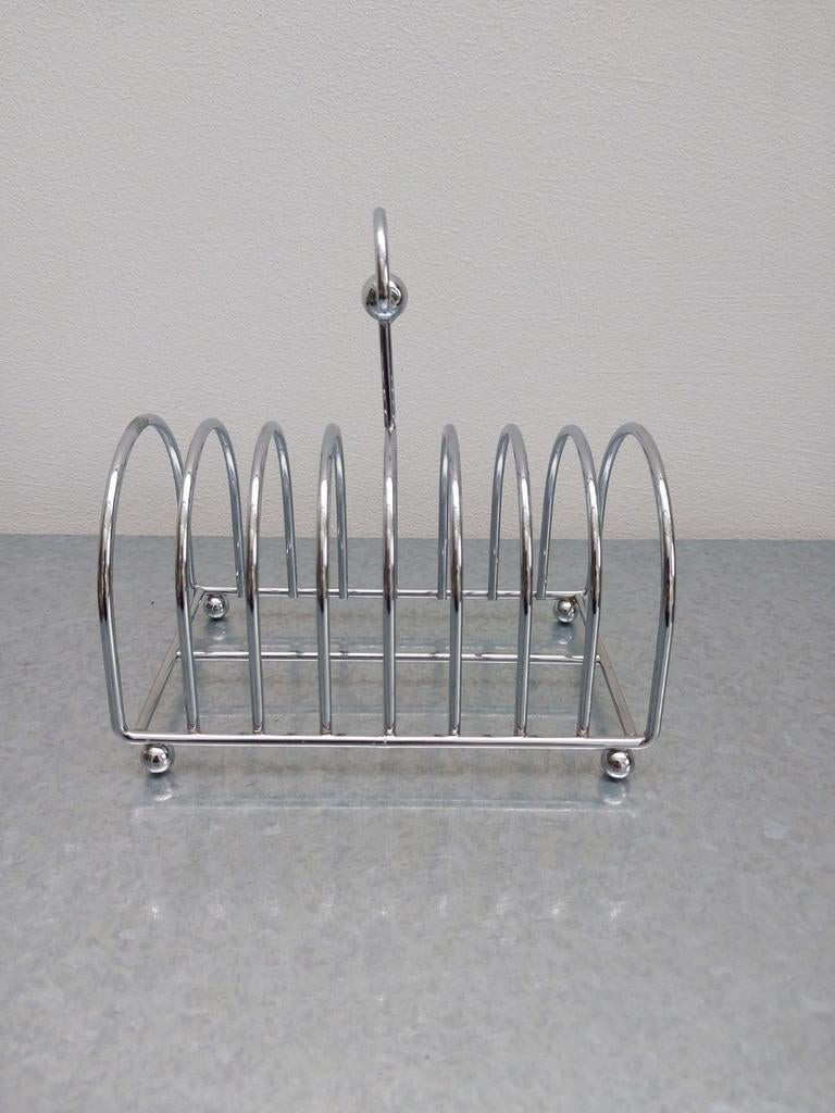Mooi verchroomd toastrek, Overige typen, Zilver, Ophalen of Verzenden, Zo goed als nieuw