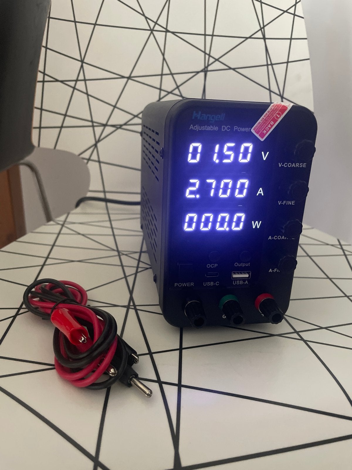 HANGELL DC Voeding Variabel 30V 10A Lab Voeding, Ophalen of Verzenden, Nieuw