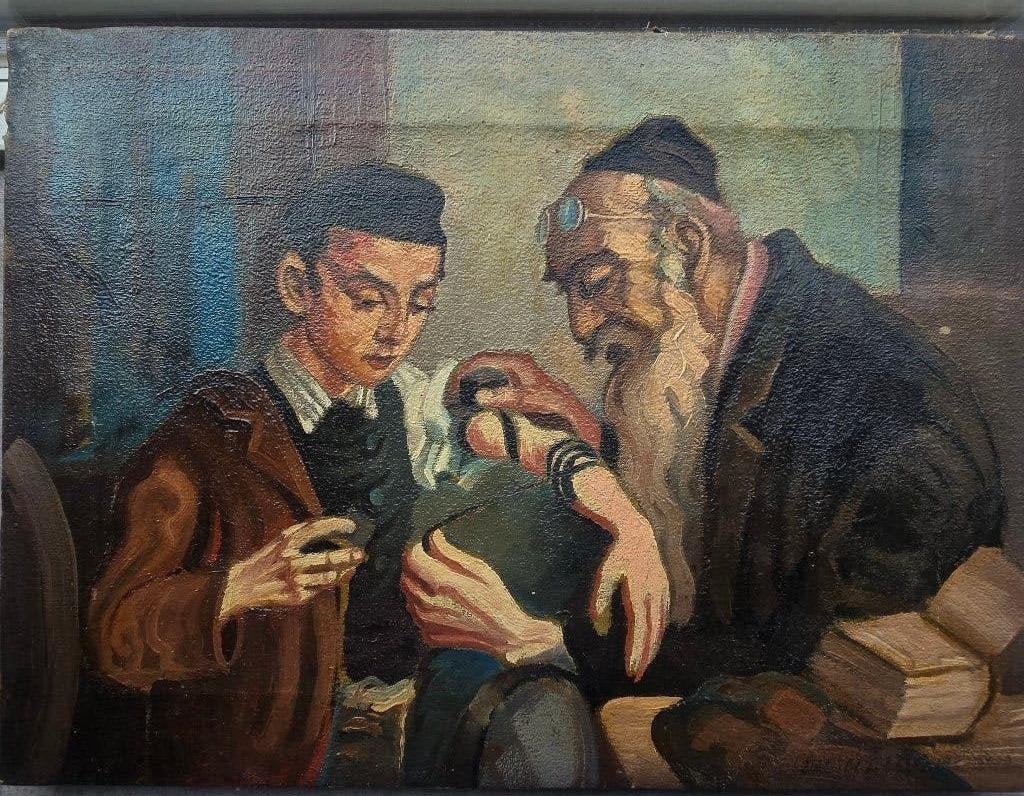 Bender, Stanislaw (1882-1975), Doek, Portret of Personen, Ophalen of Verzenden, Olieverf