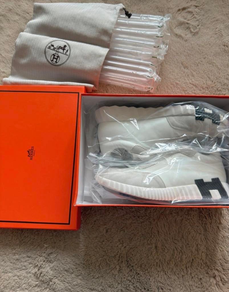 Gloednieuwe Hermes Bouncing sneakers - Maat 42, Ophalen of Verzenden, Nieuw, Wit, Sneakers of Gympen
