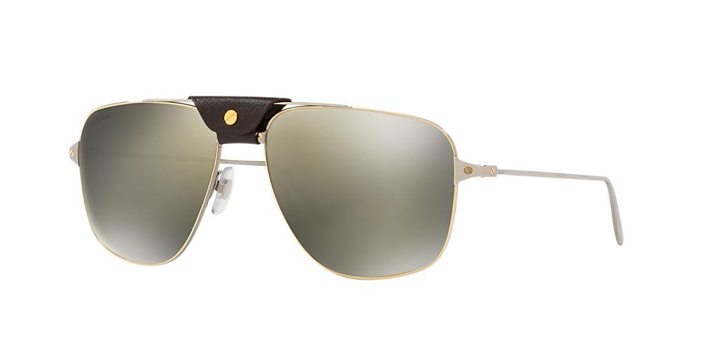 Cartier Santos CT0037S | Zonnenbril | Full Set |  NIEUW!!, Ophalen of Verzenden, Zo goed als nieuw, Overige merken