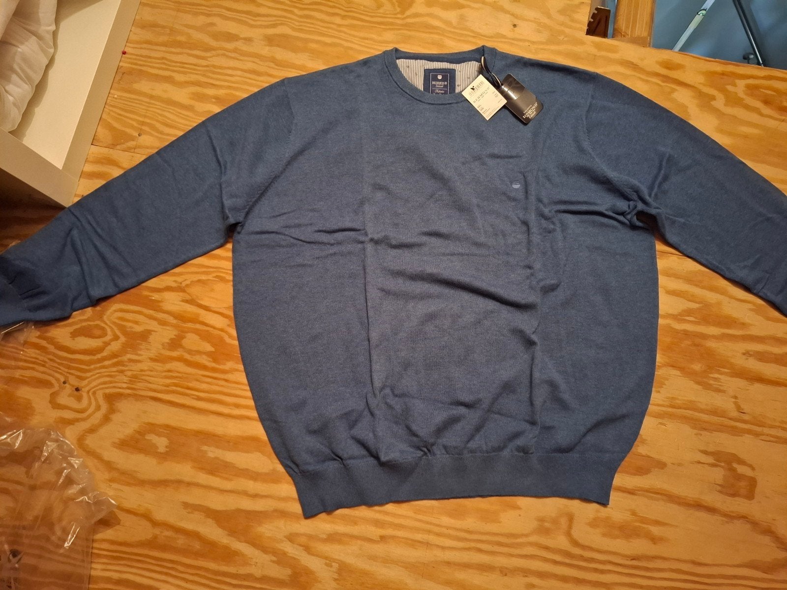 Redmond Casual herentrui - Nieuw met label 4XL, Blauw, Nieuw, Overige maten, Ophalen of Verzenden