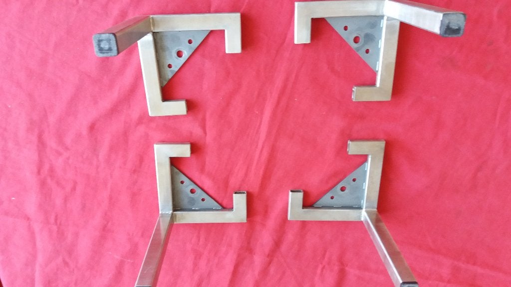 RVS pootjes voor verhoging voor 10euro per set, Minder dan 50 cm, Overige kleuren, Ophalen of Verzenden, Zo goed als nieuw