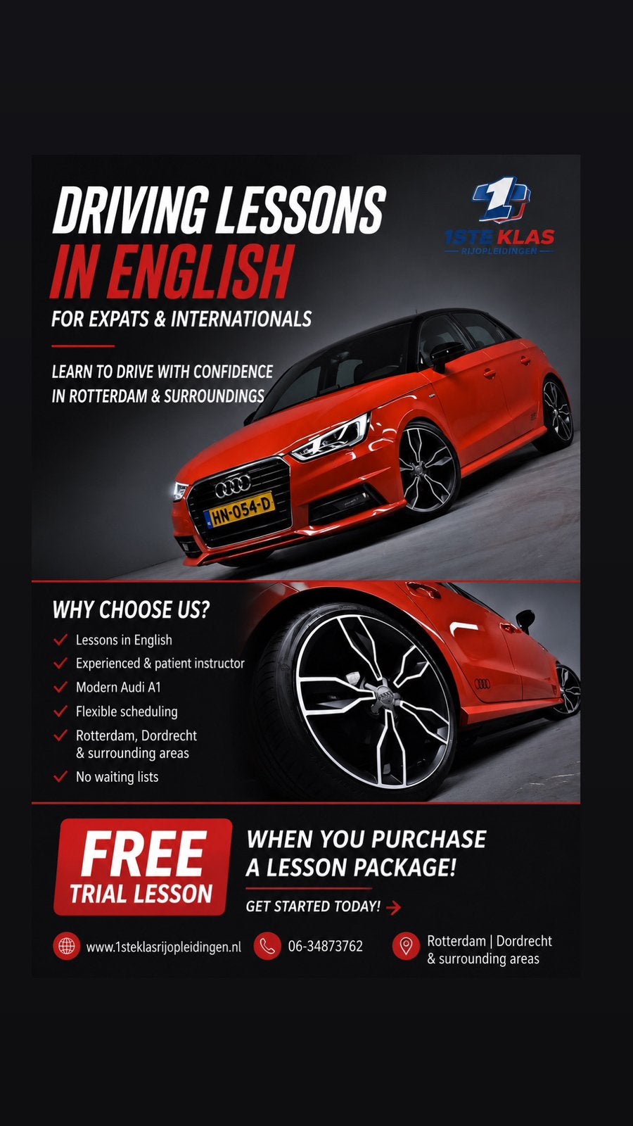 Gratis proefles | Rijschool Rotterdam & Dordrecht omgeving, Auto
