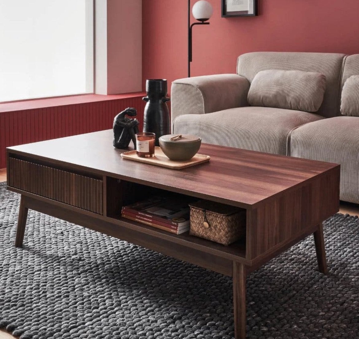 Spiksplinternieuwe Scandinavische salontafel in verpakking, Huis en Inrichting, Tafels | Salontafels, Ophalen, 50 tot 100 cm, 100 tot 150 cm