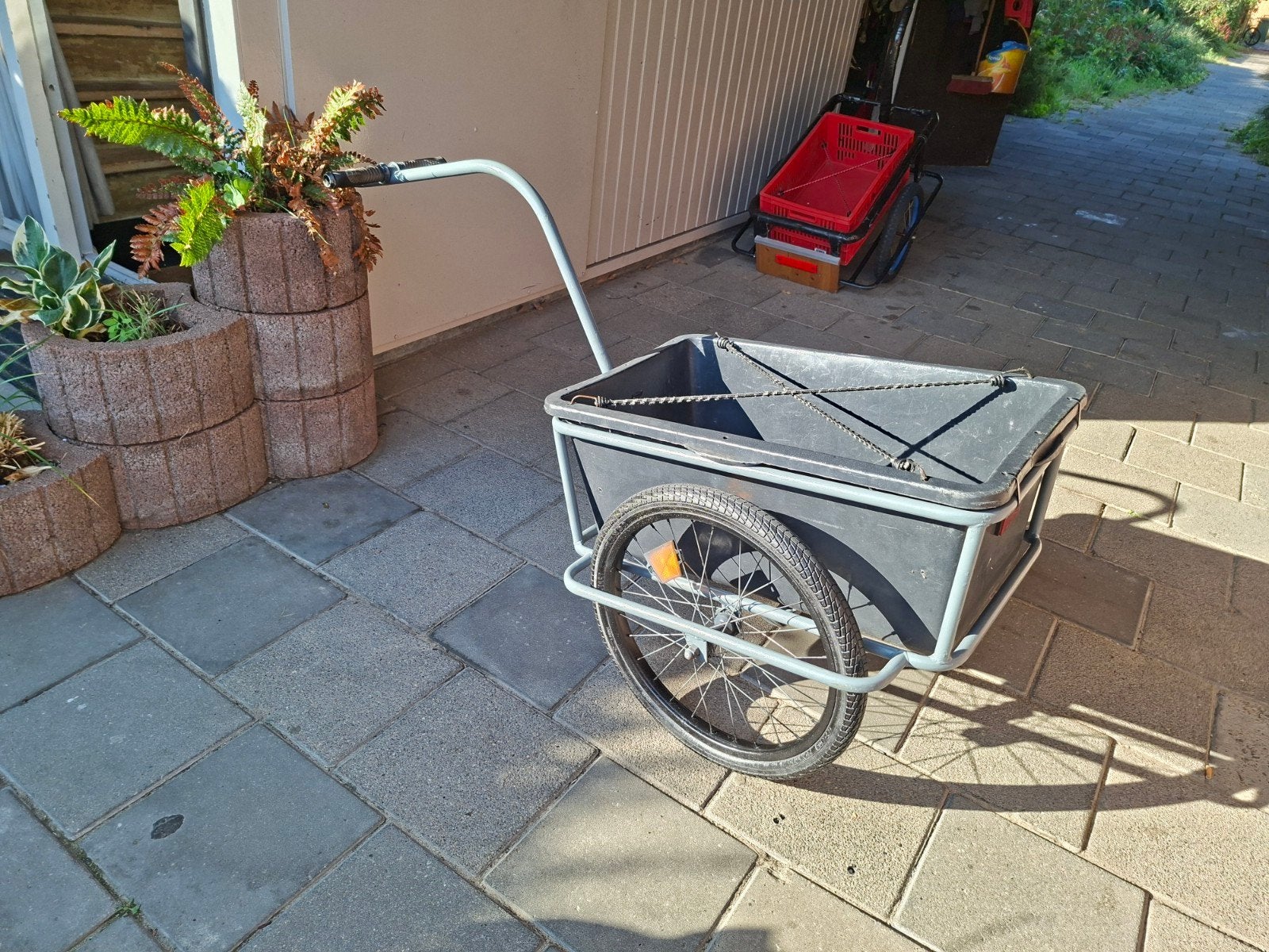 Stevige fietsaanhanger voor bagage of hond, Ophalen, Gebruikt, Bagagekar, 40 tot 60 kg