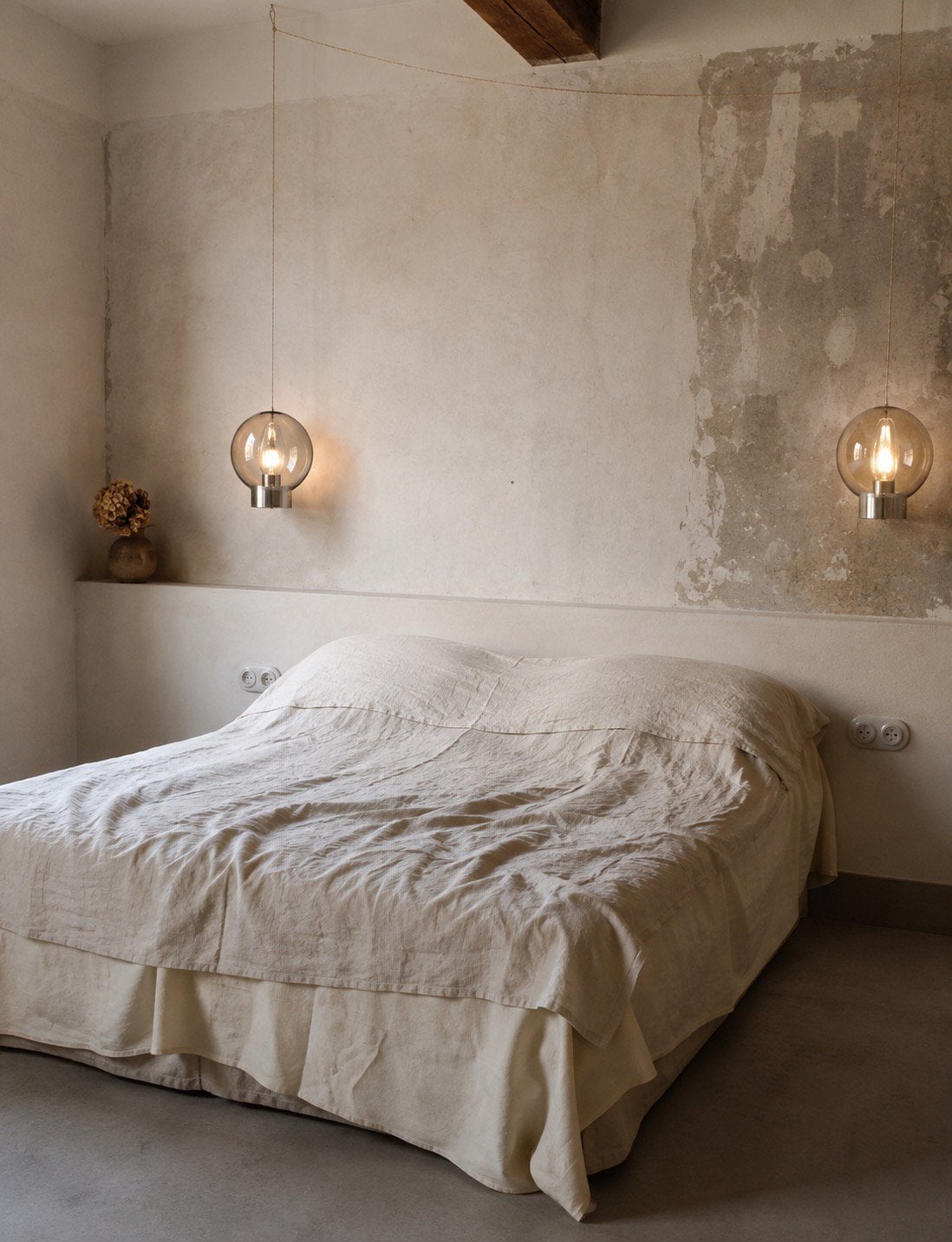 Vintage Space Age Wandlamp Chroom RAAK Peill & Putzler stijl, Verzenden, Zo goed als nieuw, Glas