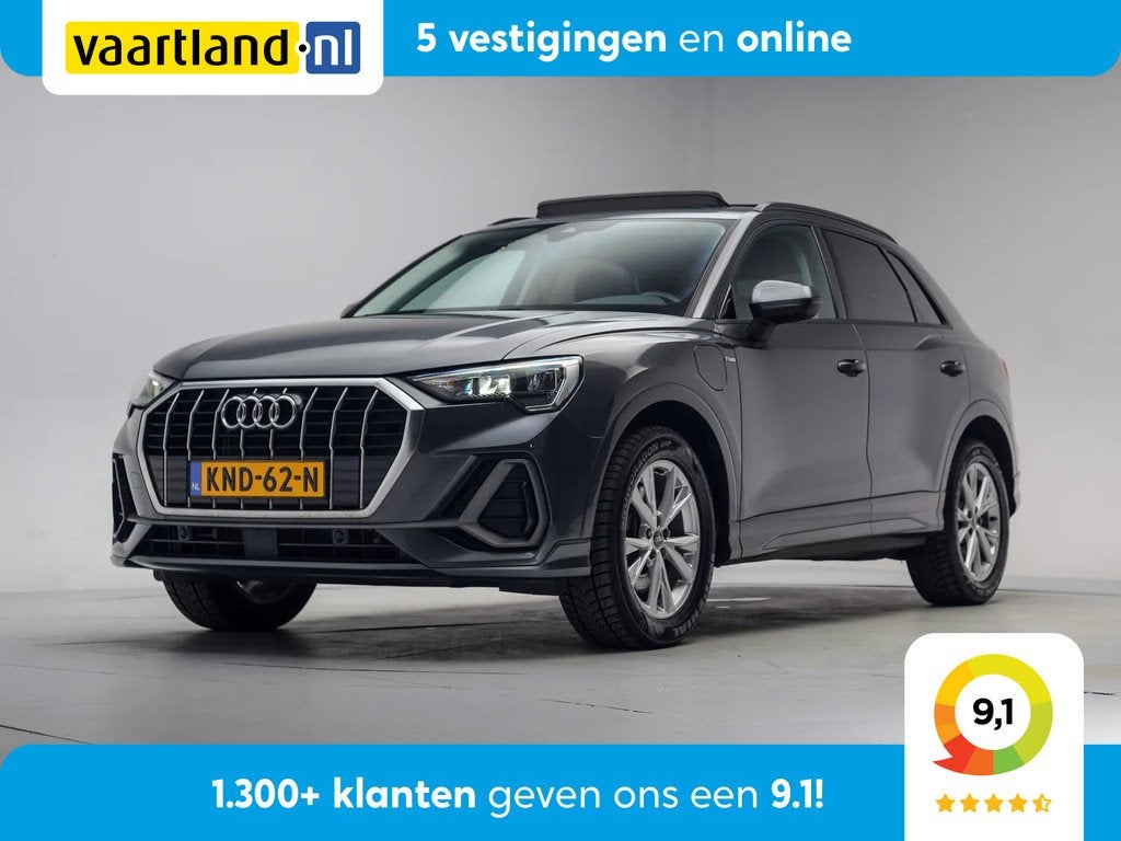 Audi Q3 45 TFSI e S Line Advanced Aut. [ Panoramadak Virtual, Auto's, Audi, Gebruikt, Automatische klimaatregeling, Hybride Elektrisch/Benzine