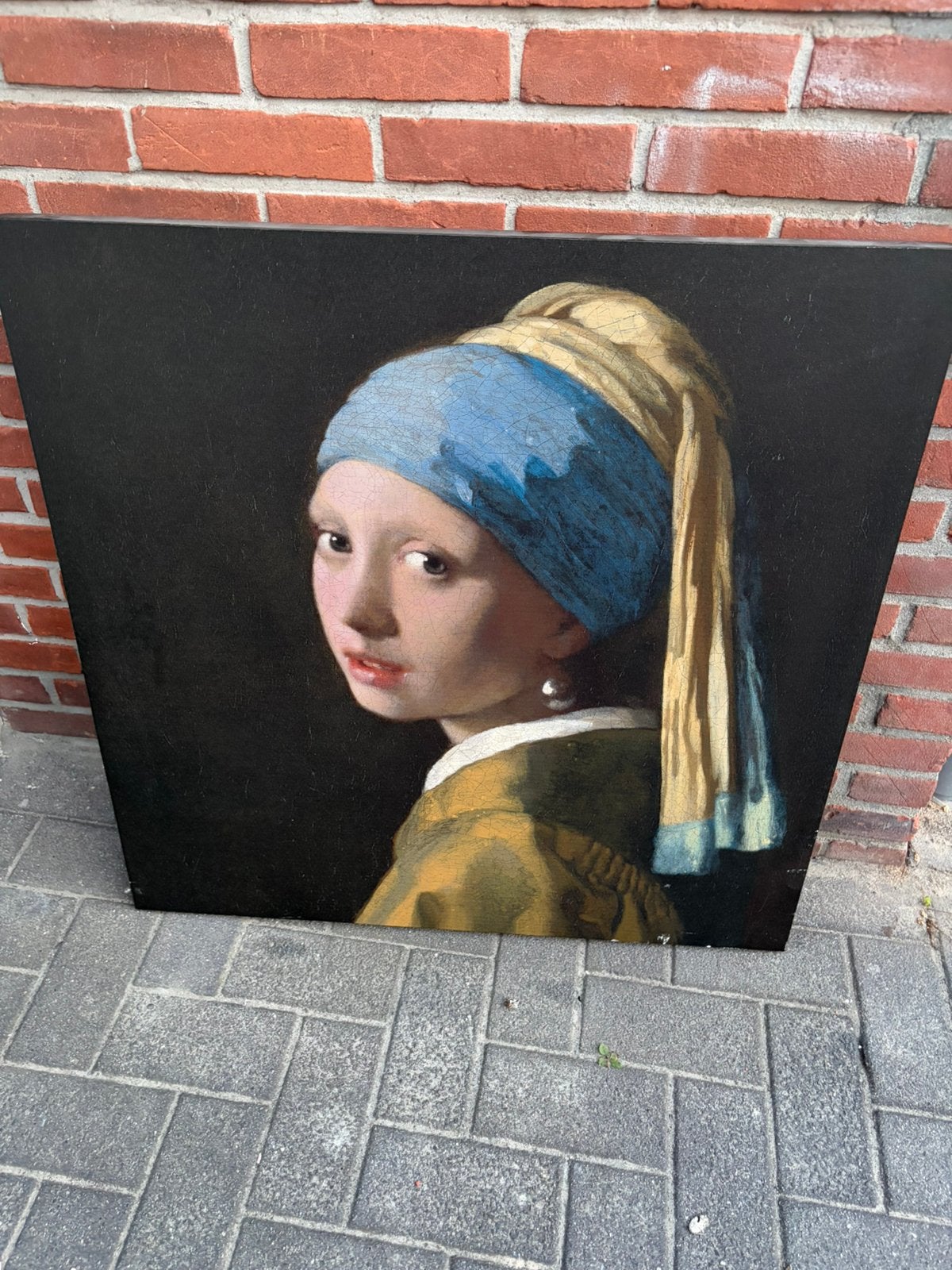 Schilderij Parelmeisje, Ophalen of Verzenden