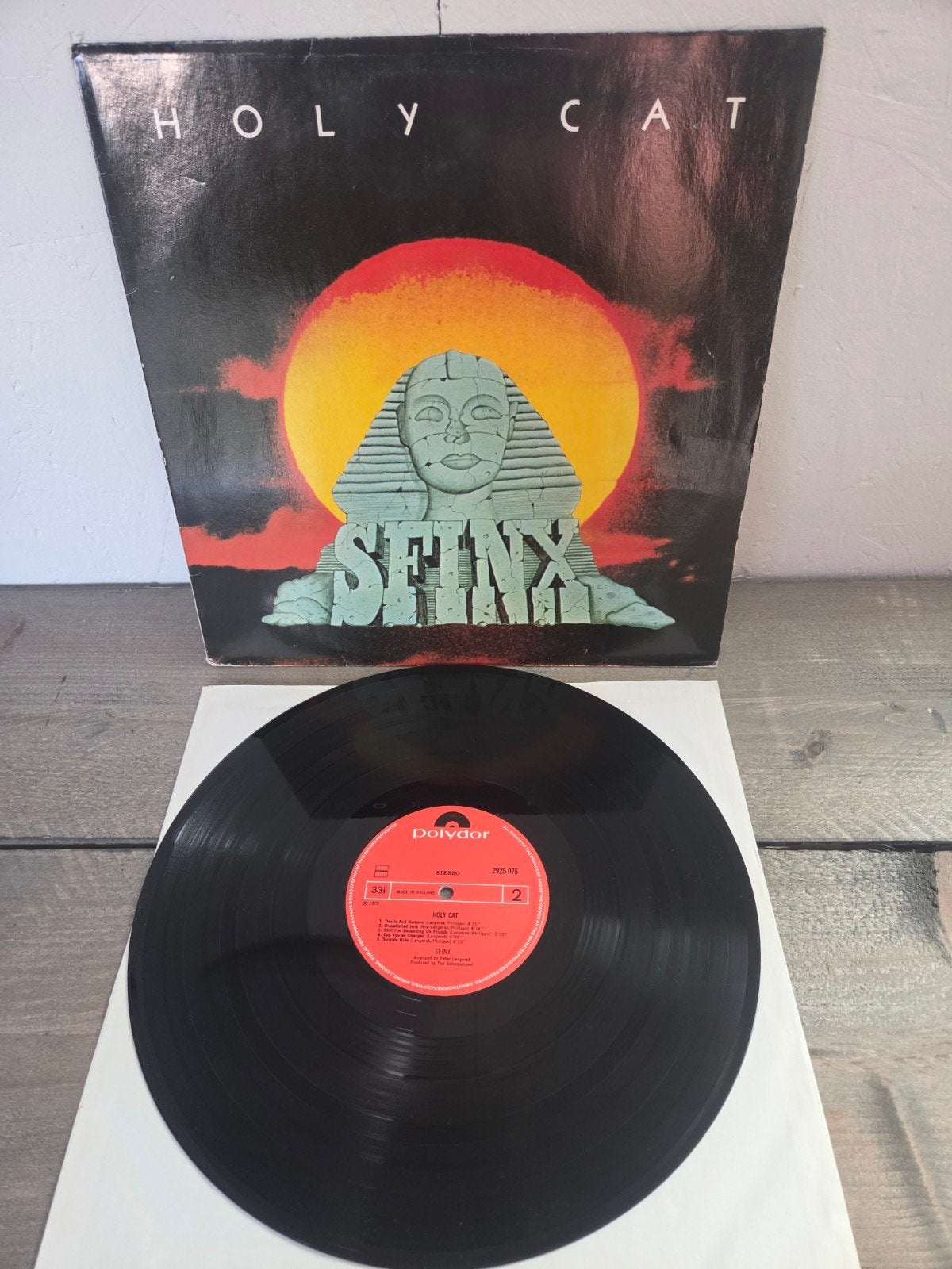 Holy Cat - Sfinx LP (1981) Polydor Vinyl, Ophalen of Verzenden, 1980 - 1989, Gebruikt, 12 inch