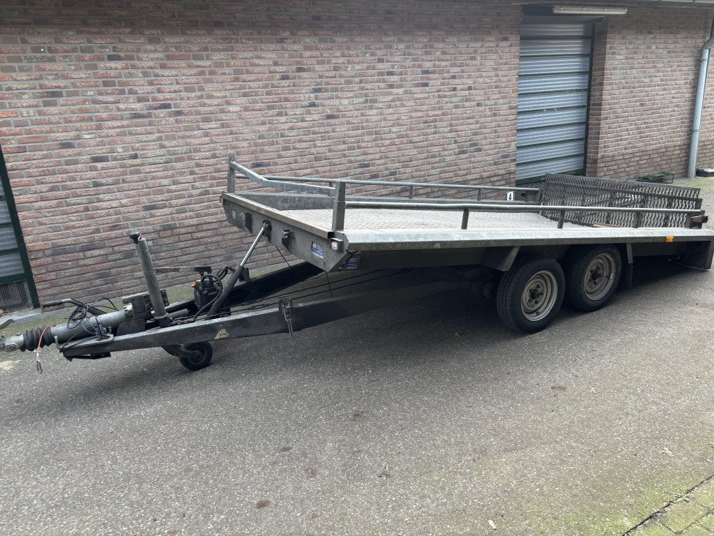 Hapert Machinetransporter oprijwagen aanhanger aanhangwagen, Auto diversen, Gebruikt