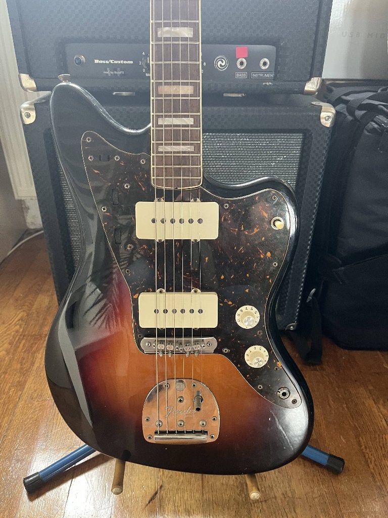Fender Jazzmaster  1972-black friday, Muziek en Instrumenten, Snaarinstrumenten | Gitaren | Elektrisch, Gebruikt, Solid body, Fender