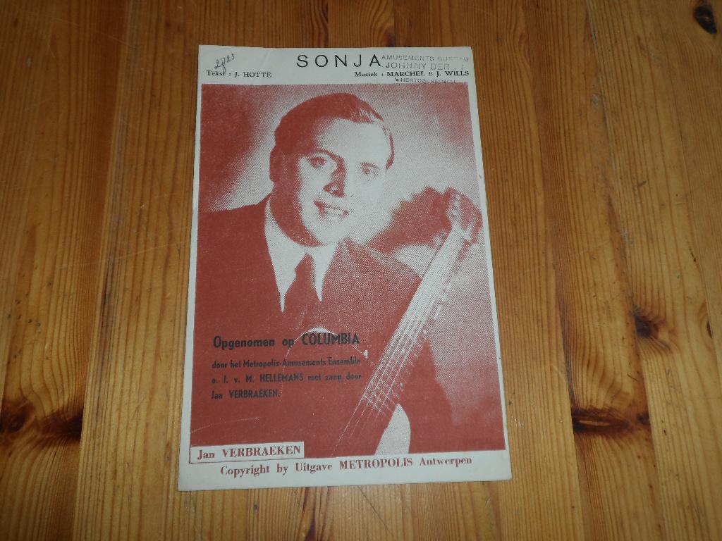 Sonja - marchel / wills / hotte, Gebruikt, Gitaar, Ophalen of Verzenden, Artiest of Componist