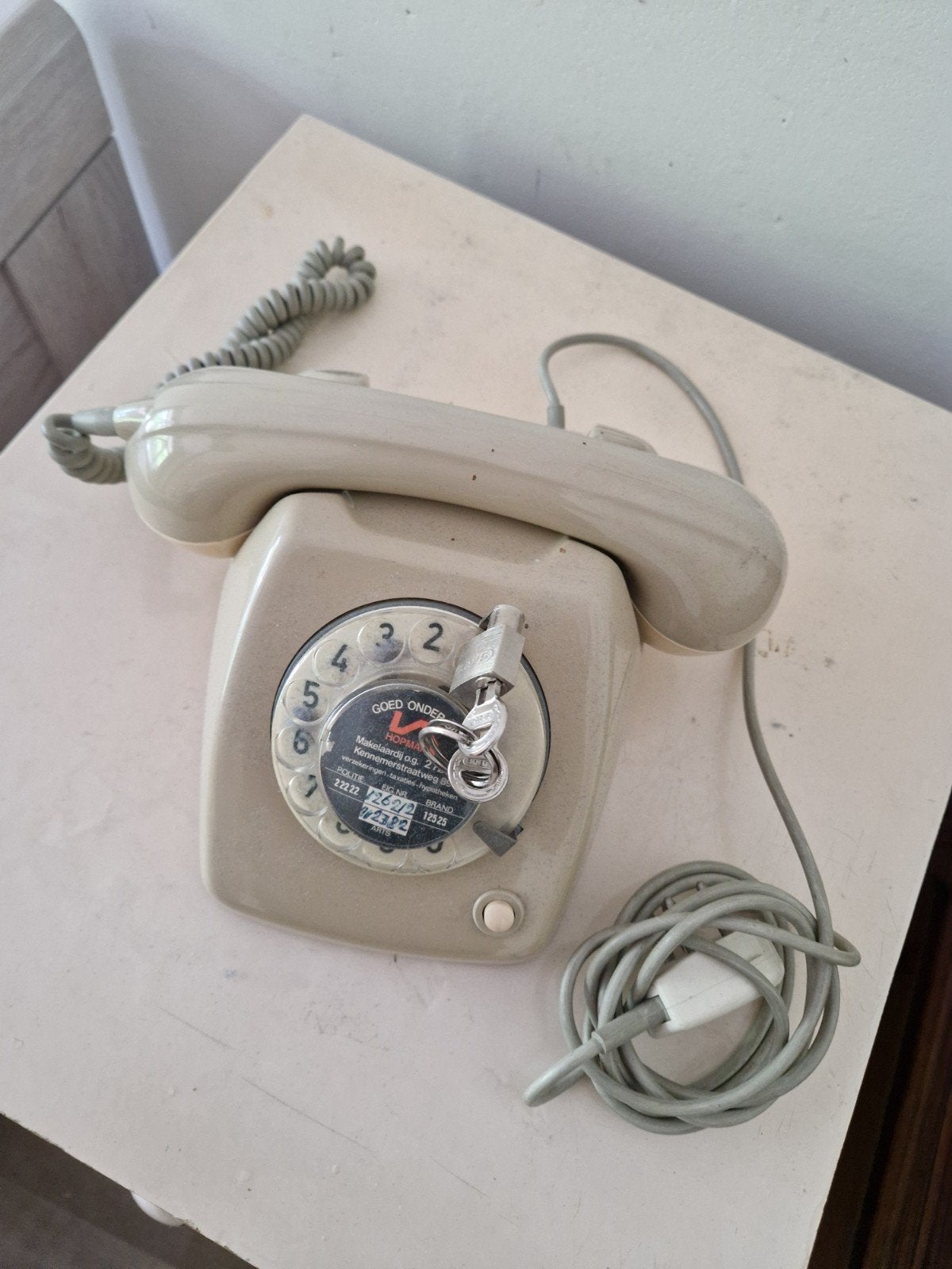 PTT T65 draaischijftelefoon, Telecommunicatie, Vaste telefoons | Niet Draadloos, Ophalen of Verzenden, Gebruikt, Met draaischijf