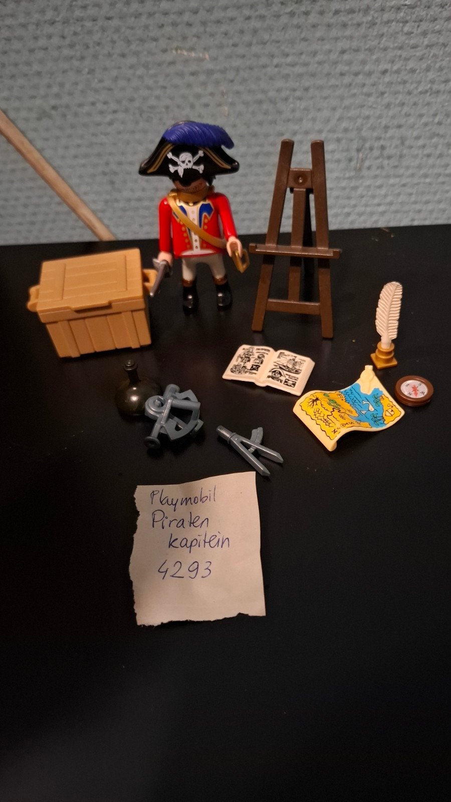 Playmobil Piratenkapitein Set 4293 met Accessoires, Pirates, Gebruikt, Complete set, Ophalen of Verzenden