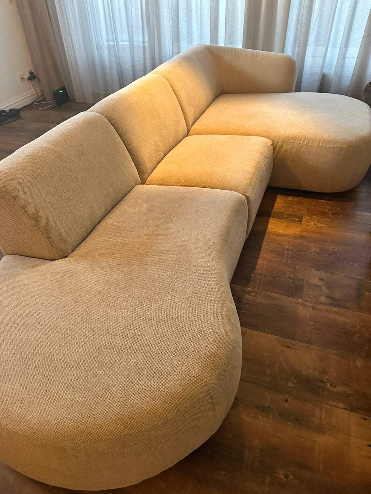 Loungebank nieuw, Ophalen, Nieuw, Stof, Organisch