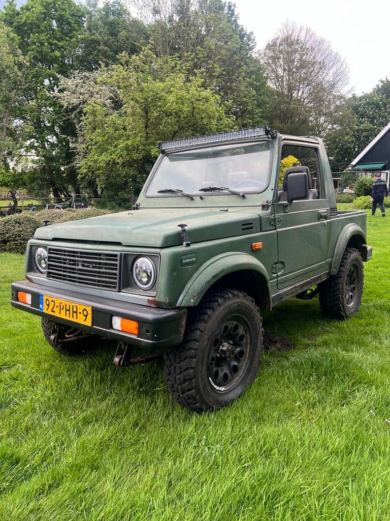 Suzuki Sj-413 1.3 QJX 4WD 1985 Groen, 886 kg, 64 pk, 4 cilinders, 4 stoelen