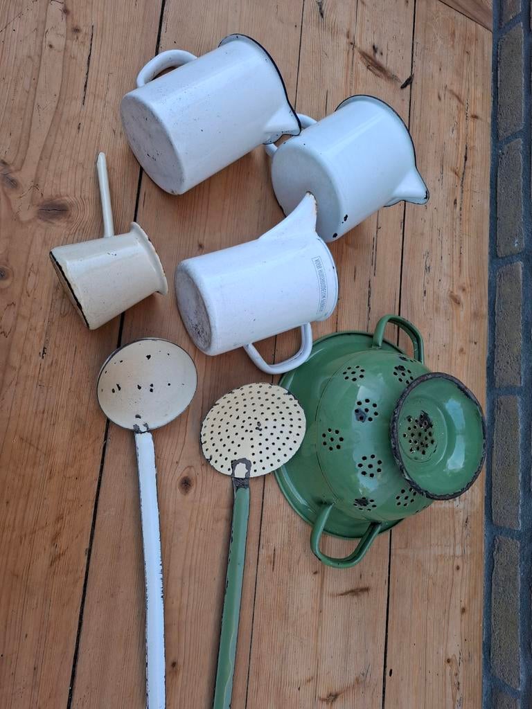 Antiek emaille van de boerderij, Antiek en Kunst, Ophalen