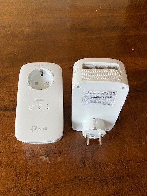 2 TP-LINK Powerline adapters, Ophalen of Verzenden, Zo goed als nieuw, TP-Link