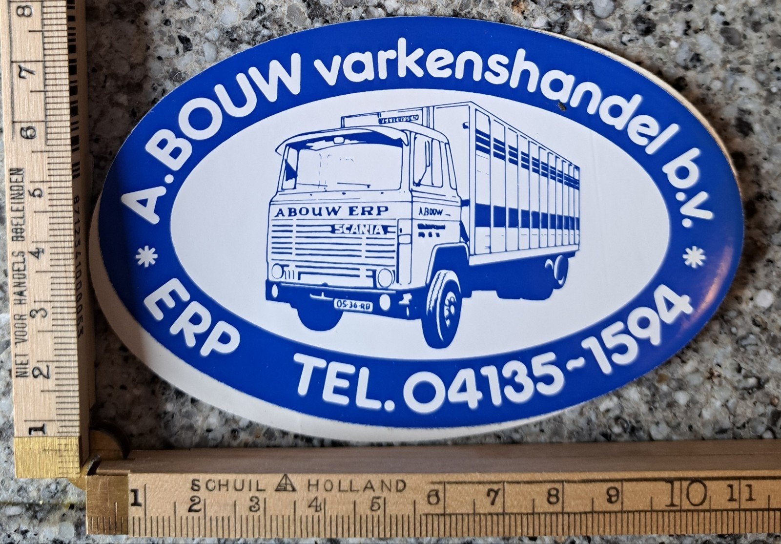 Vintage sticker Scania vrachtwagen vrachtauto truck merk