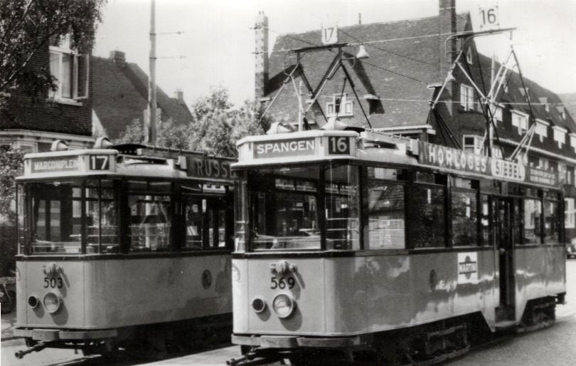 RET Mannenkoor Nr. 114 Tram, Verzamelen, Verzenden, 1960 tot 1980, Ongelopen, Zuid-Holland
