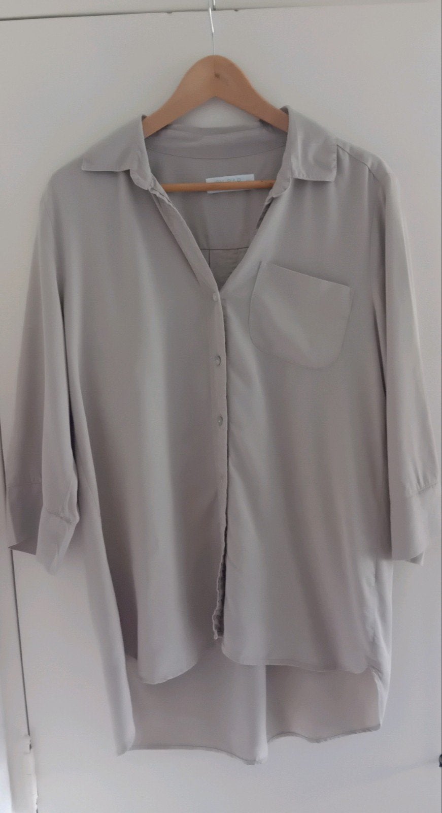 By-Bar Amsterdam blouse taupe beige M, Maat 38/40 (M), Beige, Ophalen of Verzenden, Zo goed als nieuw