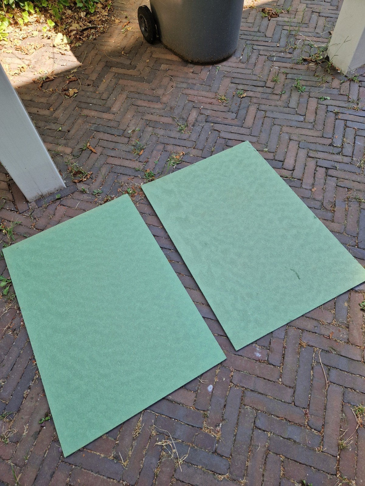 10x Groene (ondergrond) platen, Ophalen, Minder dan 25 mm, Overige typen, Nieuw