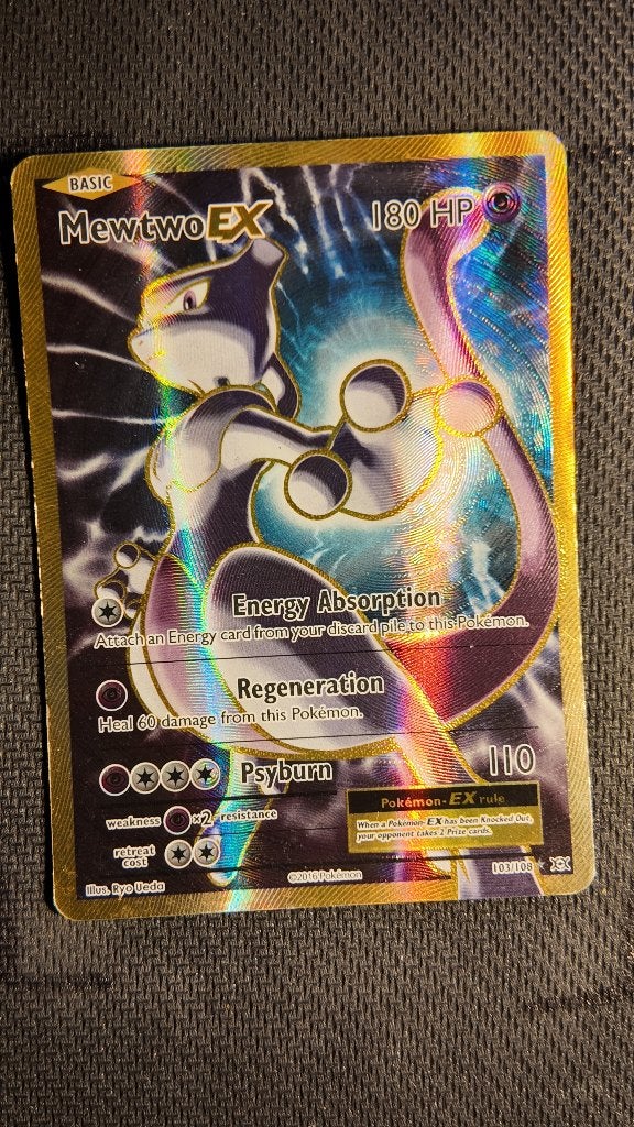 Mewtwo-EX 103 Evolutions | Pokemon kaart, Ophalen, Zo goed als nieuw, Losse kaart, Foil