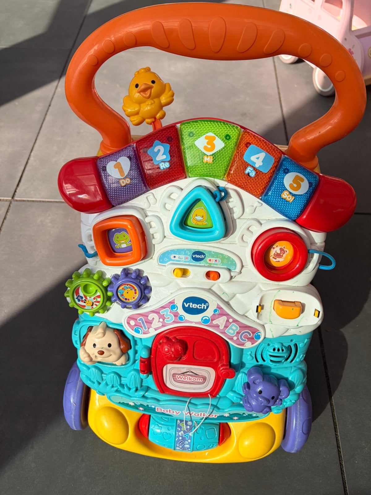 Vtech loopkar, Ophalen, Zo goed als nieuw, 6 maanden tot 2 jaar