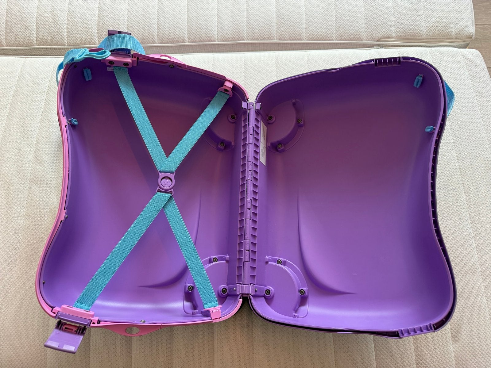 Samsonite Dream Rider kinderkoffer eenhoorn paars, Sieraden, Tassen en Uiterlijk, Koffers, Gebruikt, Hard kunststof, Minder dan 50 cm