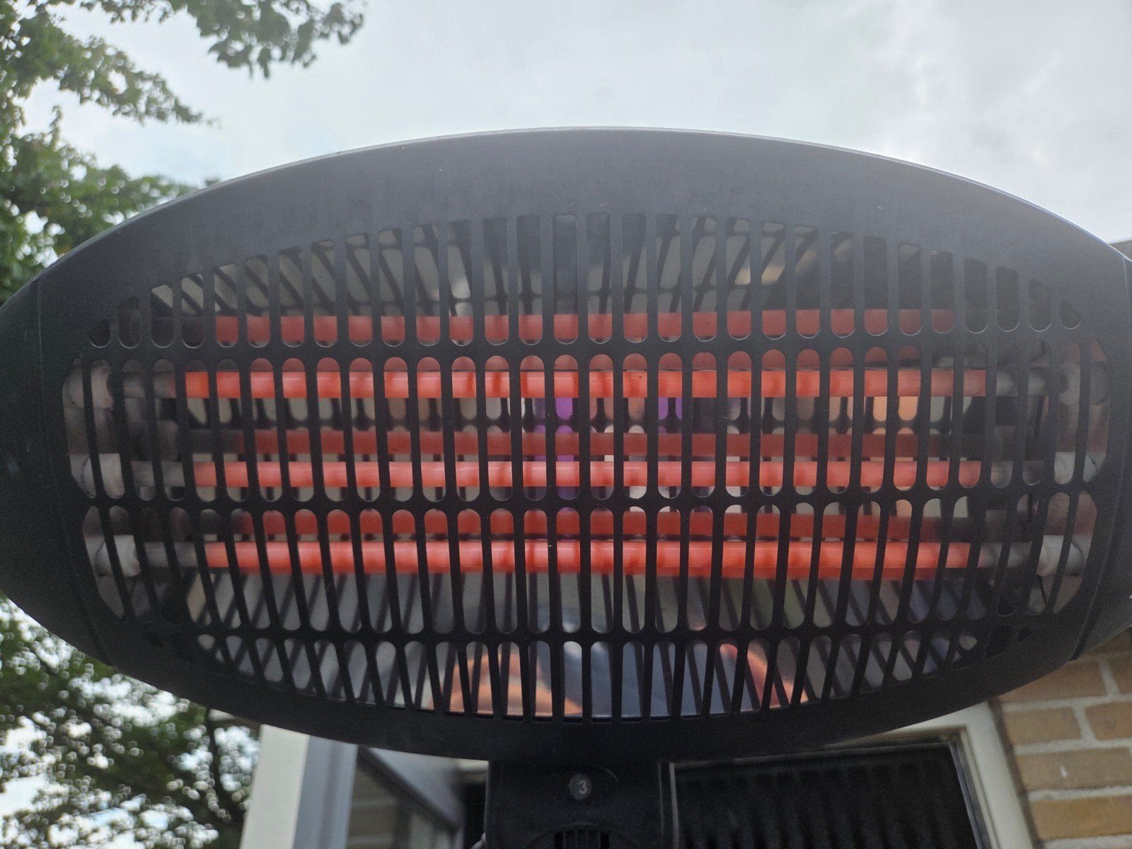 tk zgan sunred elektrische terrasheater, Ophalen