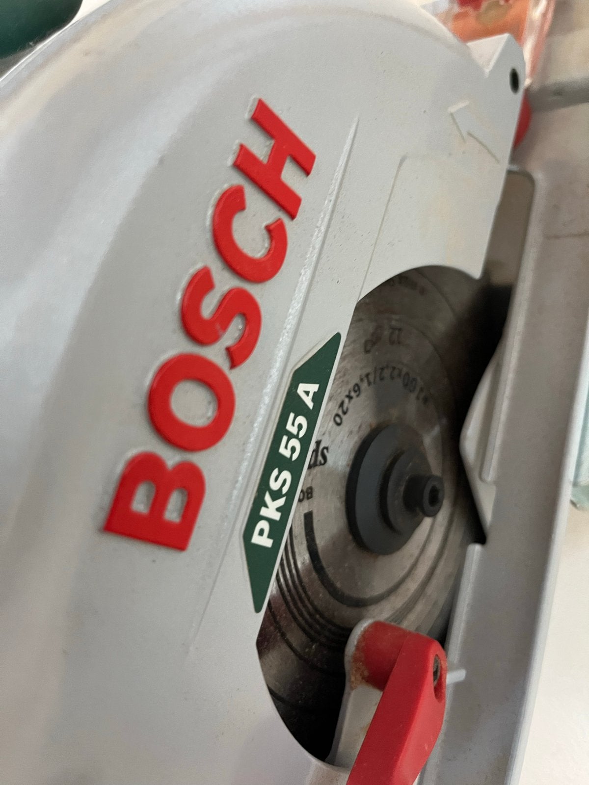 Bosch Cirkelzaag PKS 55 A - Krachtig en Betrouwbaar, Ophalen, Gebruikt, Cirkelzaag, 600 tot 1200 watt