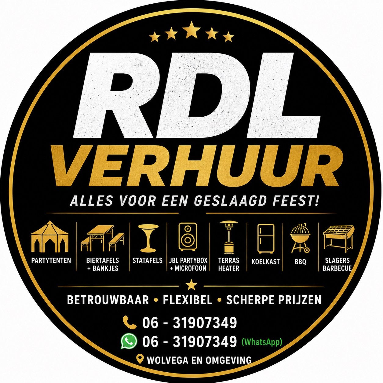 Verhuur van feestartikelen voor elk geslaagd feest!, Ophalen of Verzenden, Gebruikt, Feestartikel, Overige