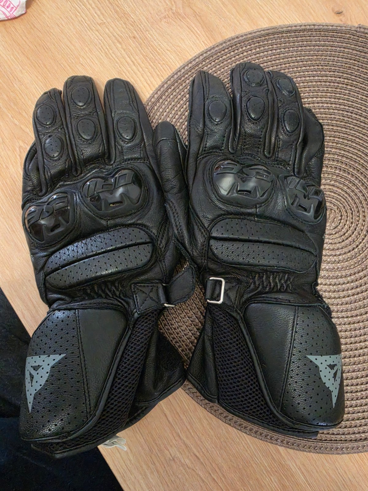 Dainese zwarte motorhandschoenen maat 9.5 / XL, Ophalen, 3R Design Concept, Dames, Handschoenen