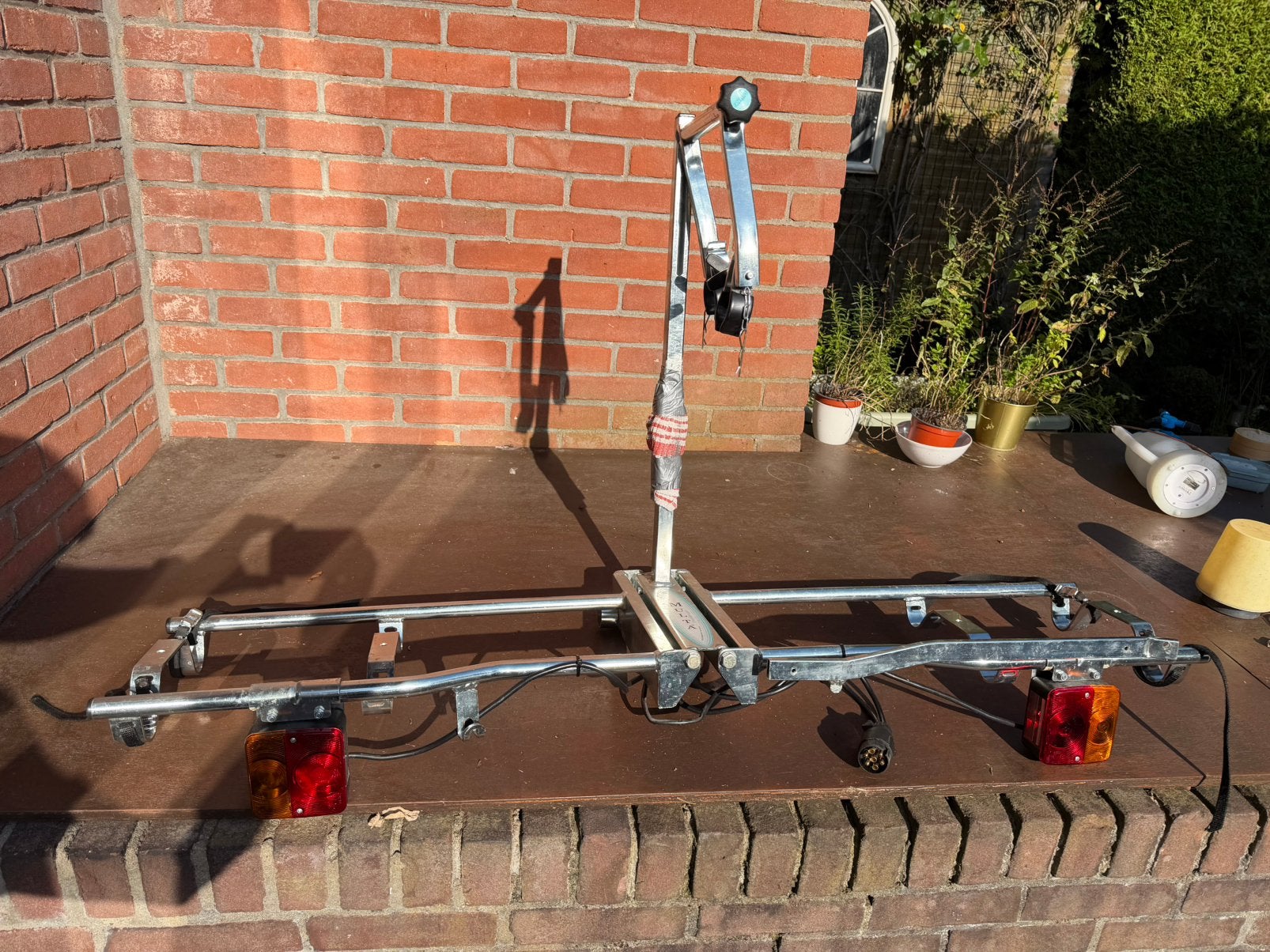 Multa fietsdrager 2 fietsen 7 polige stekker, Auto diversen, Ophalen, Zo goed als nieuw, 2 fietsen, Trekhaakdrager