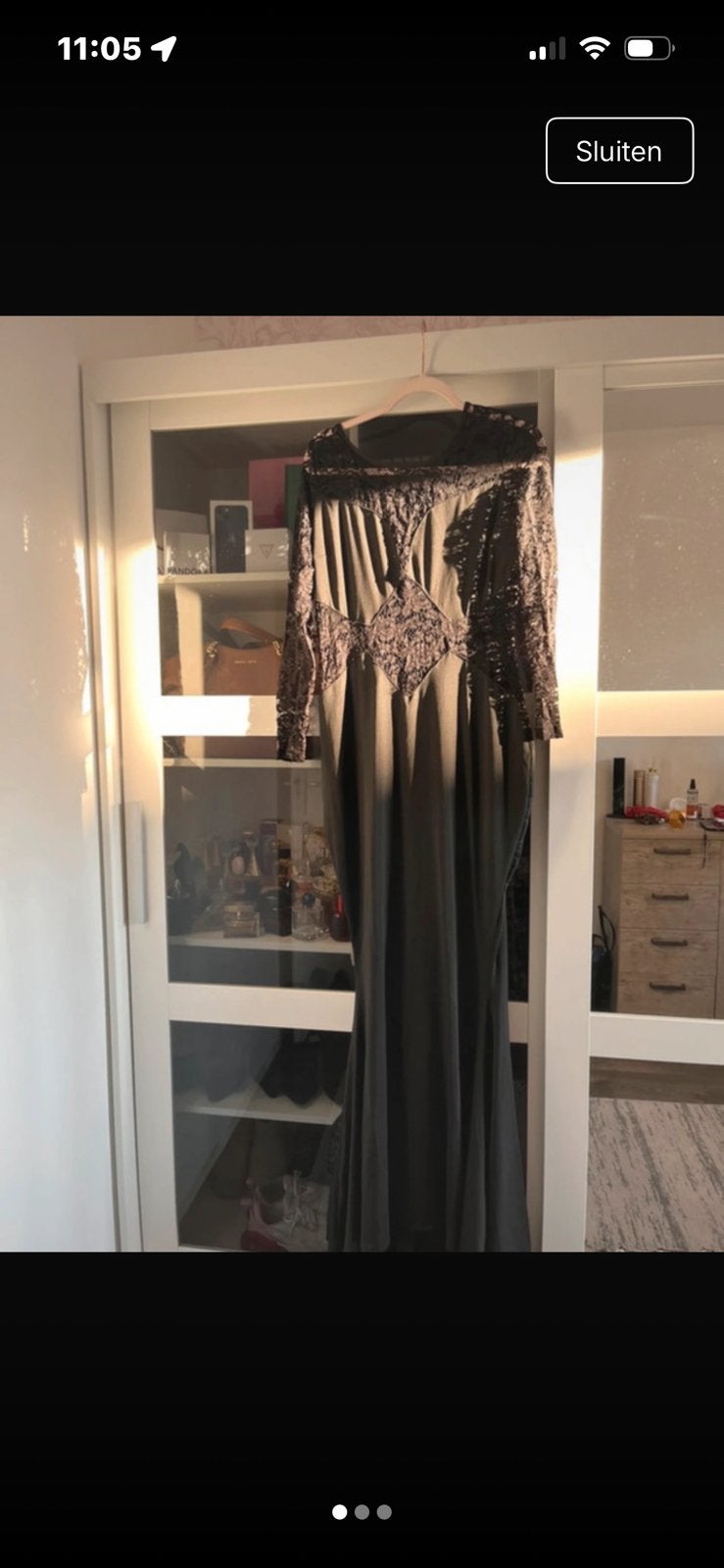 Gala jurk, Kleding | Dames, Maat 38/40 (M), Galajurk, Zwart, Ophalen of Verzenden