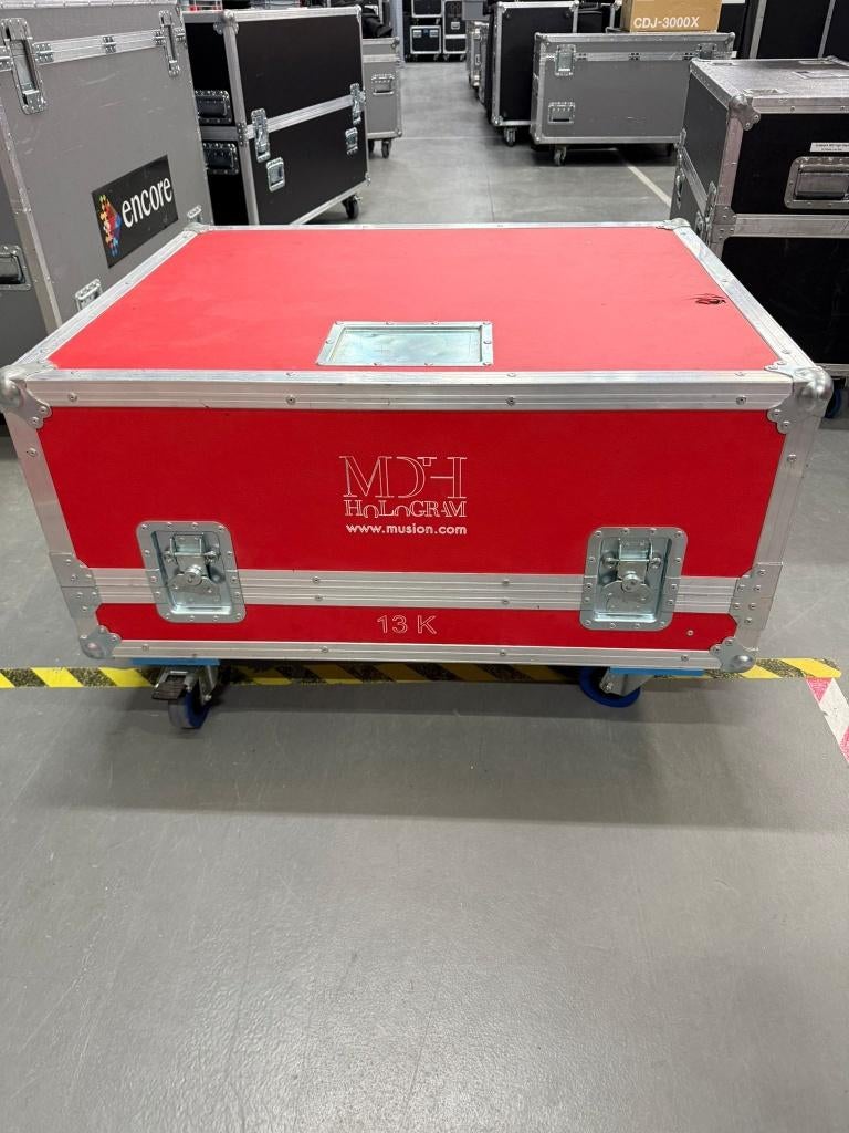 Beamer / projector flightcase op wielen, Gebruikt, Flightcase, Overige instrumenten, Flightcase