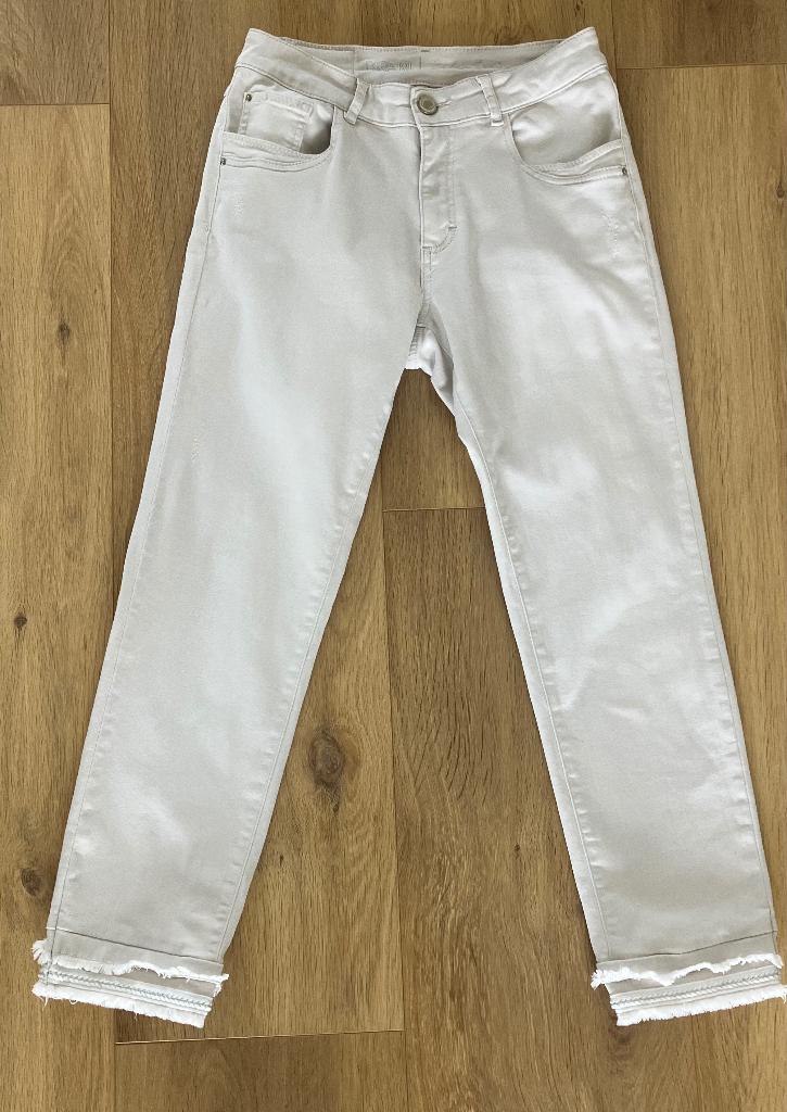 Parami enkellange broek ecru, Para Mi, Beige, Ophalen of Verzenden, Zo goed als nieuw