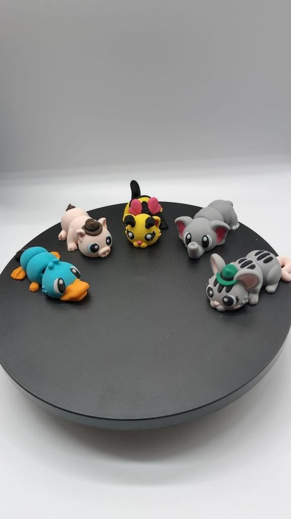 Schattige Flexi Diertjes–Actie:4 voor €10! of ontwerp zelf!, Diversen, Info@koerstechdesign.nl, Koers Design, Nieuw, Ophalen of Verzenden