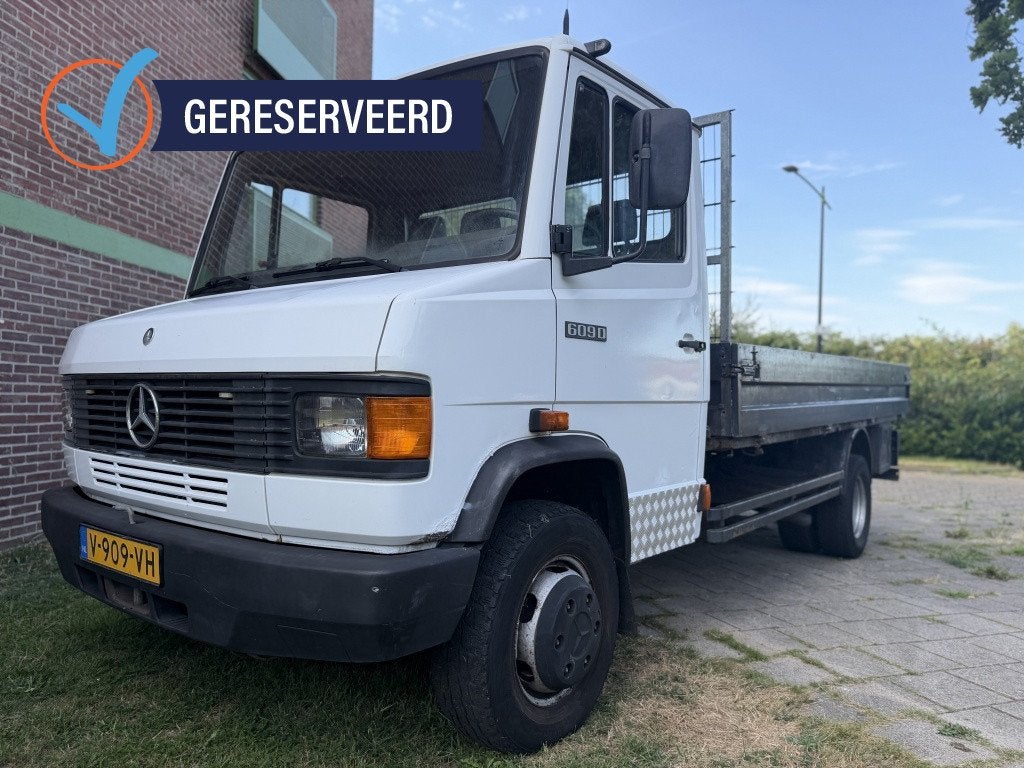 Mercedes-Benz Bestelwagen 609 D *1995*Stuur-bkr|T-haak|Db-lu, 4 cilinders, Wit, Mercedes-Benz, Bedrijf