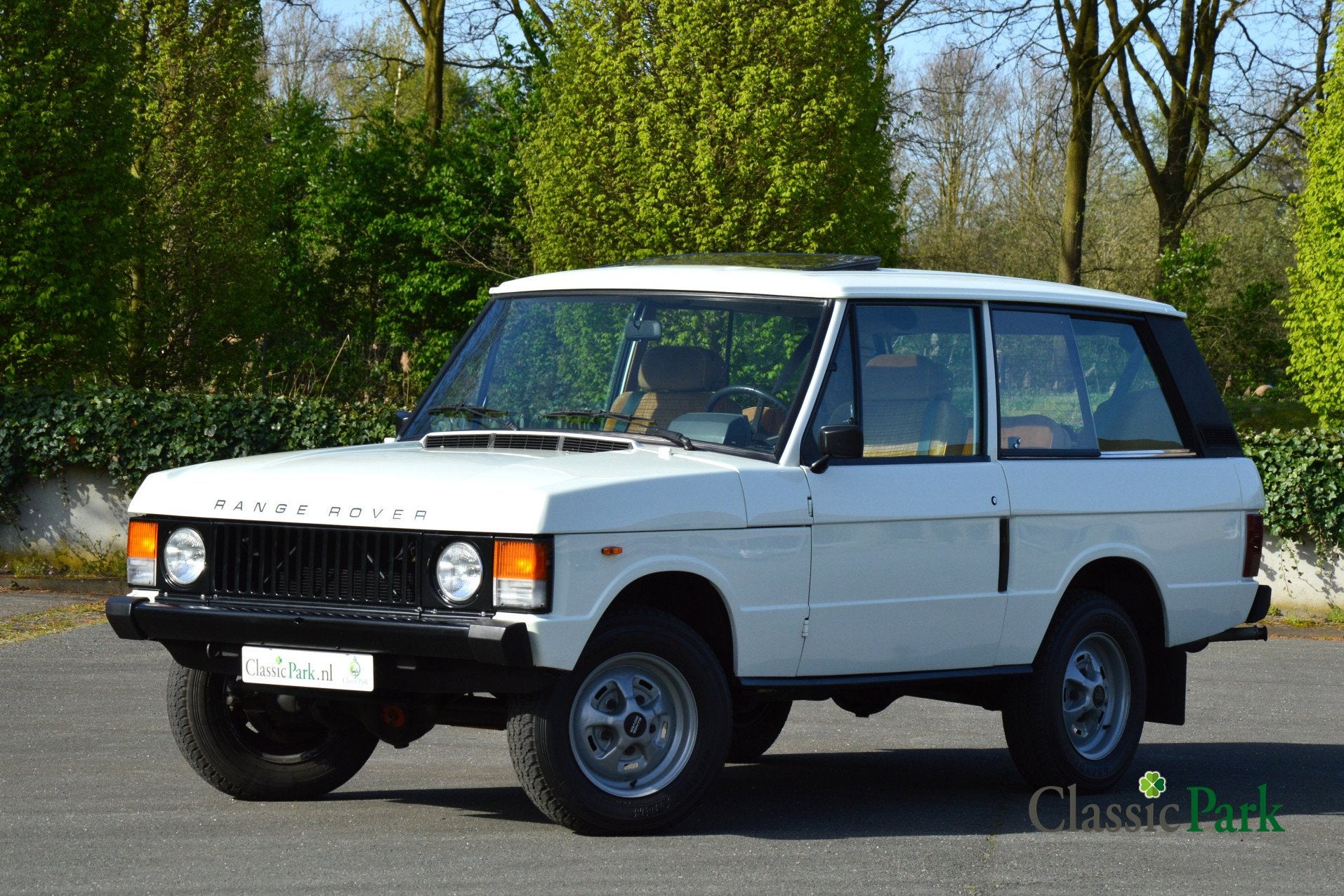 Land Rover Range Rover 3.5 V8 3-Doors (bj 1981), Stof, Land Rover, Beige, Wit