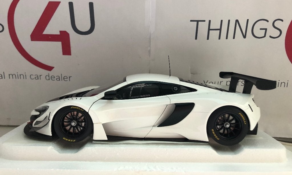 AUTOart 81640 1:18 McLaren 650S GT3 2017 wit/zwart nieuw, Ophalen of Verzenden, Nieuw, Auto, Autoart