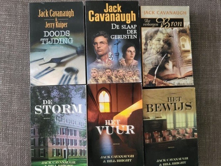 Jack Cavanaugh Boekenpakket - 6 Thrillers/Romans, Boeken, Ophalen of Verzenden, Gelezen, Jack Cavanaugh, Nederland