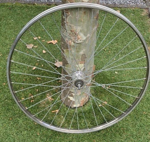 roestvrijstalen voorwiel 28 x 1 5/8, Wiel, Elektrische fiets, Overige materialen, Nieuw