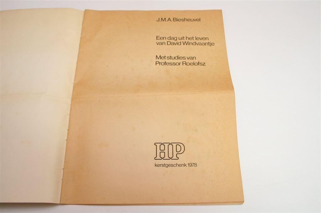 Biesheuvel — David Windvaantje — Kerstgeschenk [1978], Ophalen of Verzenden, Gelezen